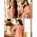 90011 PEACH LT NITYA PARTY WEAR ANARKALI SUIT